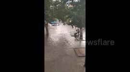 Spain: Storm Strikes Community Of Madrid, Unleashing Flash Flooding