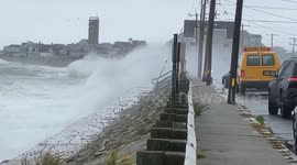 High Tide in Marshfield, MA