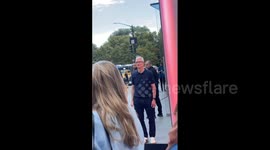 US: Tim Cook And Jimmy Fallon Spotted Outside Apple Fifth Avenue