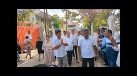 Sri Lanka's opposition leader and presidential candidate of Samagi Jana Balawejaya ( SJB), Sajith Premadasa castes his vote at a polling center for the presidential election in Colombo, Sri Lanka, on September 21, 2024