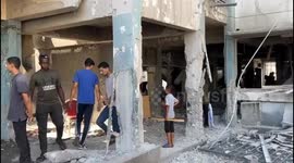 22 Palestinians killed by Israeli airstrike on Gaza City school