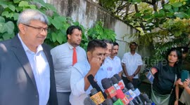 Sri Lanka's presidential candidate of National People's Power (NPP), Anura Kumara Dissanayake castes his vote at a polling center for the presidential election in Colombo, Sri Lanka, on September 21, 2024