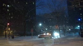 January snowfall blankets Lower East Side of Manhattan - Part 3