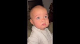 Dog shows jealousy towards baby in Marietta, Georgia