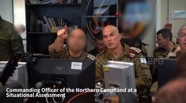 Israel: The Commanding Officer of the Northern Command, MG Ori Gordin, held a situational assessment in the command's underground operations center