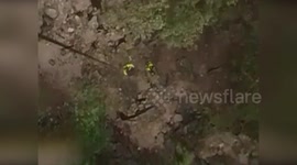 Italy: High-Altitude Rescue in Chietino: Hiker Saved Near San Giovanni Waterfalls