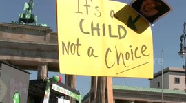Germany: Thousands of demonstrators marched silently through central Berlin