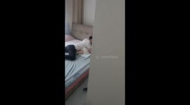 Child cries when video is turned off