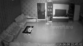 Glass coffee table suddenly explodes while family sleeps