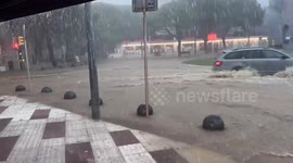 Spain: Torrential Downpour Triggers Flash Flooding In Platja D’Aro, Catalonia