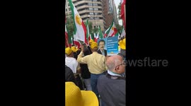 US: Thousands Protest Against Iranian President’s Address To UN General Assembly