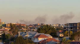 Australia: Building Fire Breaks Out In Woolloongabba, Queensland