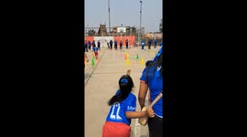 Child and parent fall during racing event in Lima, Perú
