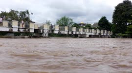 Floods reach Chiang Mai City in Thailand as Tropical Depression Soulik brings more thunderstorms