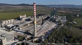 Demolition of 160m industrial chimney at Devnya, Bulgaria
