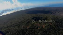 Kilauea volcano spews lava fountains as new fissure opens
