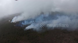 East rift zone erupts at Kilauea volcano