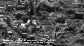 Palestine: The IAF struck the launchers used to fire the projectiles, as well as other terror targets, including Hezbollah terrorist operatives, weapons storage facilities, ready-to-use launchers, and terror infrastructure sites