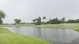 Tropical Storm in Coastal Indian River, USA
