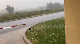 Severe Storms Pound Oklahoma City with Huge Hailstones, Renewed Threats Loom for Nearby Counties