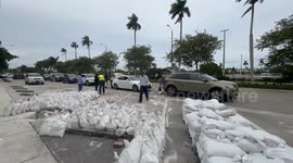 Sand Bag Distribution in Broward