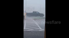 US: Large Hail Pummels Central Oklahoma 2