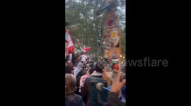 US: Hundreds Protest Against Israel’s Airstrikes On Lebanon In Manhattan
