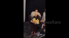 US: Lady Gaga Surprises Fans With Popcorn Toss At Joker Screening