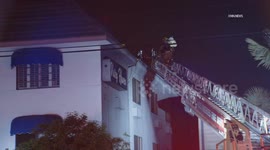 US: Van Nuys Apartment Unit Burns Possible Arson