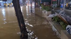 Thailand: Overflowing Of Ping River Causes Flooding In Chiang Mai Amid Rainy Season 2