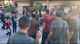 Palestine: In Hafsa school in Jabalia refugee camp where Israeli fighter jets targeted the shelter more 15 were killed
