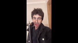 Oasis fan transforms herself into Noel Gallagher using makeup to celebrate the band's reunion (Part 2)