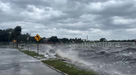 Hurricane Helen Making Landfall