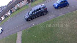 Car smashes through front of bungalow while