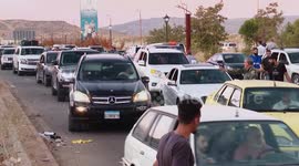 Syria: People fleeing conflict in Lebanon flood border crossing into Syria