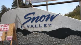 US, Los Angeles: Running Springs Line Fire Flare Up