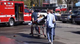 US, Los Angeles: CSUN Students Safe After Pursuit Crash Suspect Flees Onto Campus Students Speak on Camera