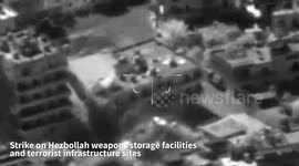 Lebanon: The IAF struck the launchers used to fire the rockets in the area of Haddatha in Lebanon
