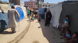 Displaced Palestinians fear harsh winter amid shortage of tents