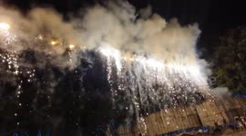 China: A Fireworks Waterfall Show in Guilin