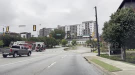 Tropical Storm Hits Central Greenville