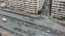 China: An Air Defense Warning in Shanghai