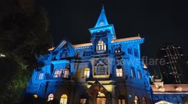 China: A Light Show at Hengshan Moller Villa Hotel in Shanghai