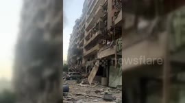 Lebanon: Destruction in Da'ahia in Beirut after the Overnight IDF attacks