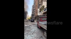 Lebanon: Aftermath in Beirut due to Israel strikes