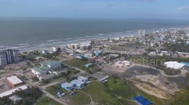 US: Drone Video Captures Fort Myers Beach Underwater Aftermath of Hurricane Helene
