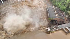 US: Crisis at Nolichucky Dam - Record Flooding Overwhelms Tennessee Valley Amid Hurricane Helene's Aftermath