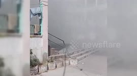 Palestine: Israeli warplanes bombed a school sheltering displaced in Beit Lahya