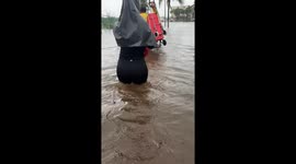 Flooding in Acapulco, Mexico, after Hurricane John