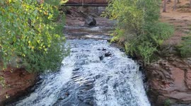 Cool close up views and sounds of Amnicon Falls